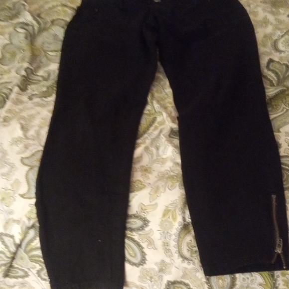 Banana Republic Women's Black Dress Pants with Ankle Zipper Accents Pre-owned - Picture 14 of 16